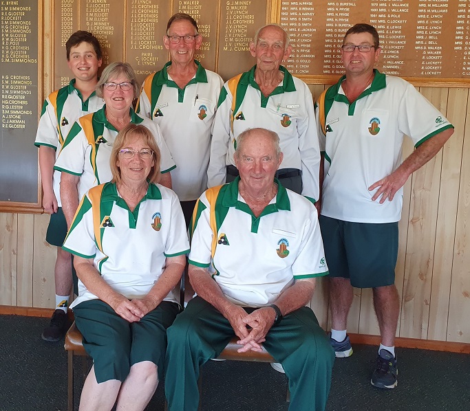 Ray Gloster and family members played pennant together