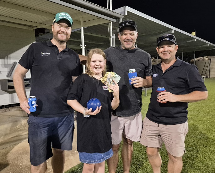 Grace-winner of 'corner to corner' with Mallee Ag reps 