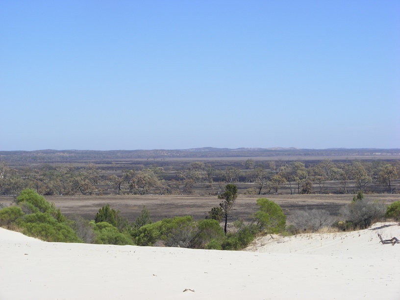 looking over plain from Snow Drift