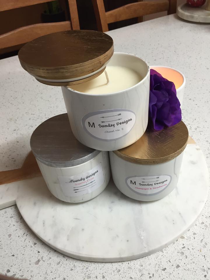 homemade soy candles