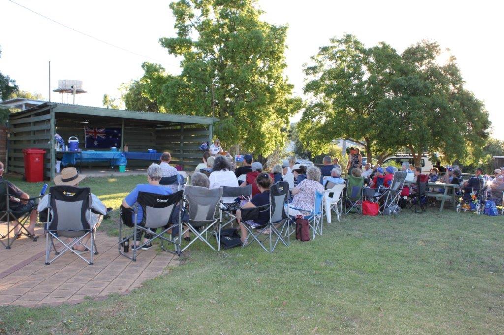 gathering at Outen Park